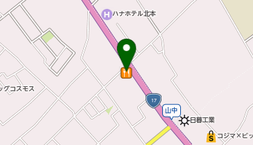 リンガーハット 埼玉北本店の地図画像