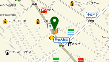 リンガーハット 静岡インター店の地図画像