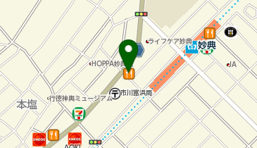リンガーハット 千葉妙典店の地図画像