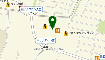 リンガーハット イオンマリナタウン店の地図画像