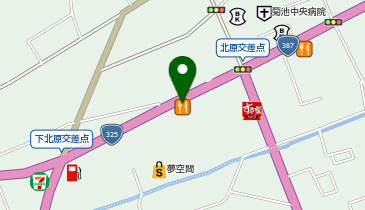 リンガーハット 熊本菊池店の地図画像