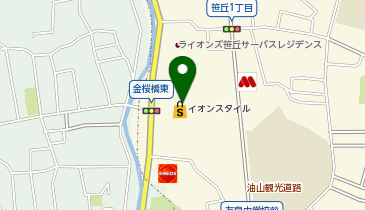 リンガーハット イオンスタイル笹丘店の地図画像