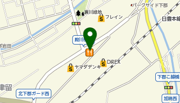 リンガーハット 大分下郡店の地図画像