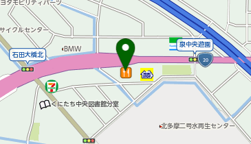 リンガーハット 国立府中インター店の地図画像