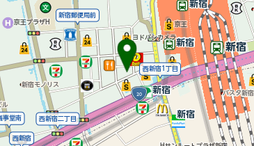 リンガーハット 西新宿店の地図画像
