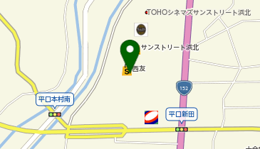リンガーハット サンストリート浜北店の地図画像