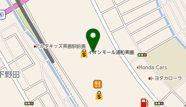 リンガーハット イオンモール浦和美園店の地図画像