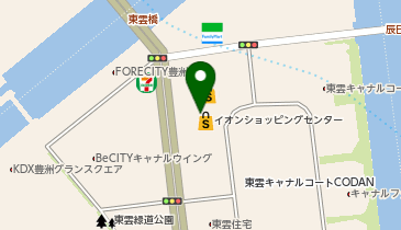 リンガーハット イオン東雲店の地図画像