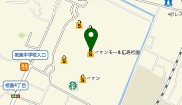 リンガーハット イオンモール広島祇園店の地図画像