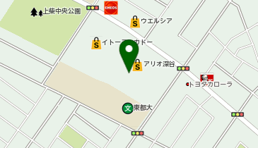 リンガーハット アリオ深谷店の地図画像