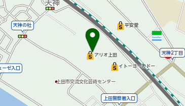 リンガーハット アリオ上田店の地図画像