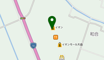 リンガーハット イオンモール大曲店の地図画像