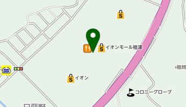 リンガーハット イオンモール福津店の地図画像
