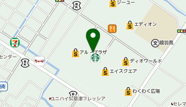 リンガーハット アル・プラザ草津店の地図画像