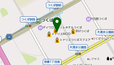 リンガーハット トナリエキュートつくば店の地図画像