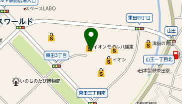 リンガーハット イオンモール八幡東店の地図画像