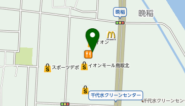 リンガーハット イオンモール鳥取北店の地図画像