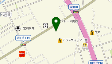 リンガーハット テラスウォーク一宮店の地図画像