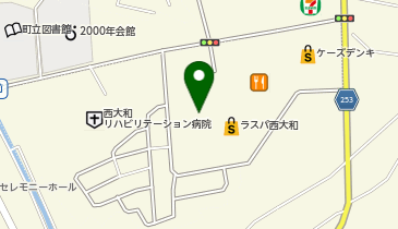 リンガーハット ラスパ西大和店の地図画像