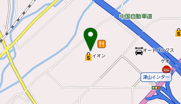 リンガーハット イオンモール津山店の地図画像