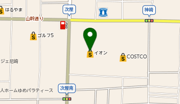 リンガーハット イオン尼崎店の地図画像
