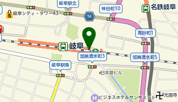 リンガーハット アスティ岐阜店の地図画像