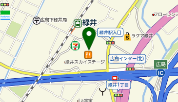 リンガーハット フジグラン緑井店の地図画像