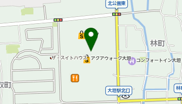 リンガーハット アクアウォーク大垣店の地図画像
