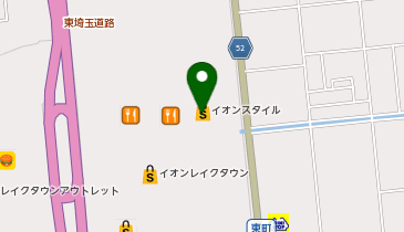 リンガーハット イオンレイクタウンmori店の地図画像