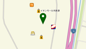 リンガーハット イオンモール木更津店の地図画像