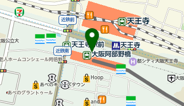 リンガーハット 近鉄あべのハルカス店の地図画像