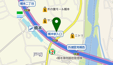 リンガーハット 木の葉モール橋本店の地図画像