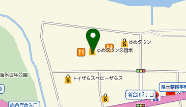 リンガーハット ゆめタウン久留米店の地図画像