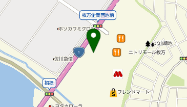 リンガーハット ニトリモール枚方店の地図画像