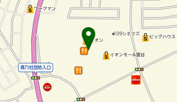 リンガーハット イオンモール富谷店の地図画像