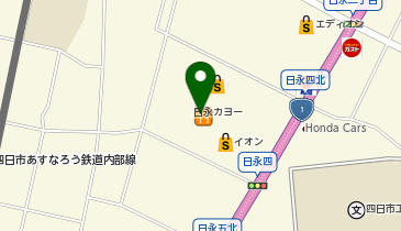 リンガーハット 日永カヨー店の地図画像