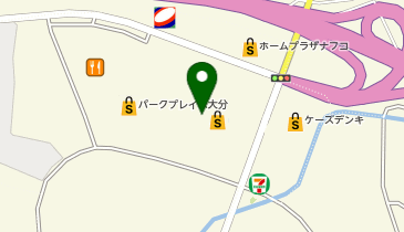 リンガーハット パークプレイス大分店の地図画像