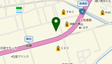 リンガーハット フジグラン高知店の地図画像