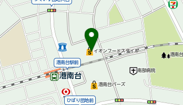 リンガーハット イオンフードスタイル港南台店の地図画像