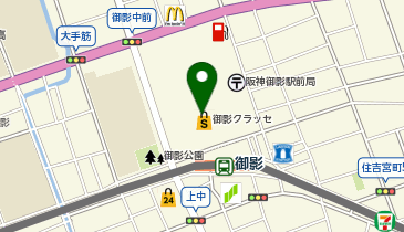 リンガーハット 御影クラッセ店の地図画像
