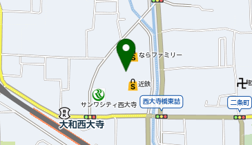 リンガーハット ならファミリー店の地図画像