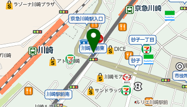 リンガーハット 京急ストア川崎店の地図画像