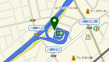 リンガーハット リンガー食堂 首都高八潮PA店の地図画像