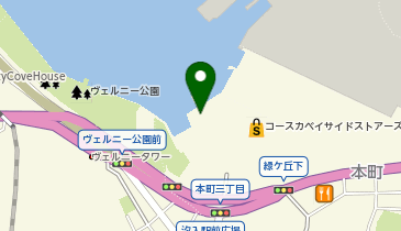 リンガーハット 横須賀 Coaska Bayside Stores店の地図画像