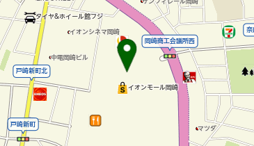 リンガーハット イオンモール岡崎店の地図画像