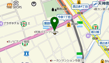 リンガーハット 天神今泉店の地図画像