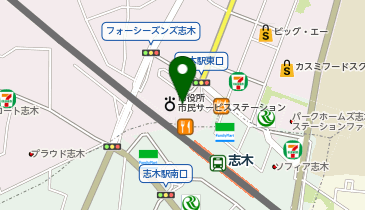 リンガーハット マルイファミリー志木店の地図画像