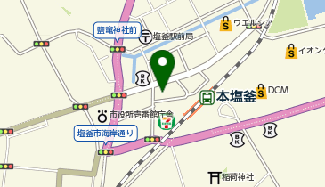 個別指導塾・学習塾のスクールIE スクールIE 本塩釜駅前校の地図画像