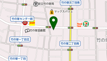 個別指導塾・学習塾のスクールIE スクールIE 竹の塚校の地図画像