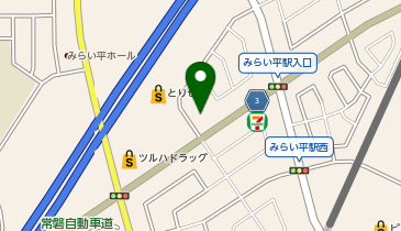 個別指導塾・学習塾のスクールIE スクールIE みらい平校の地図画像